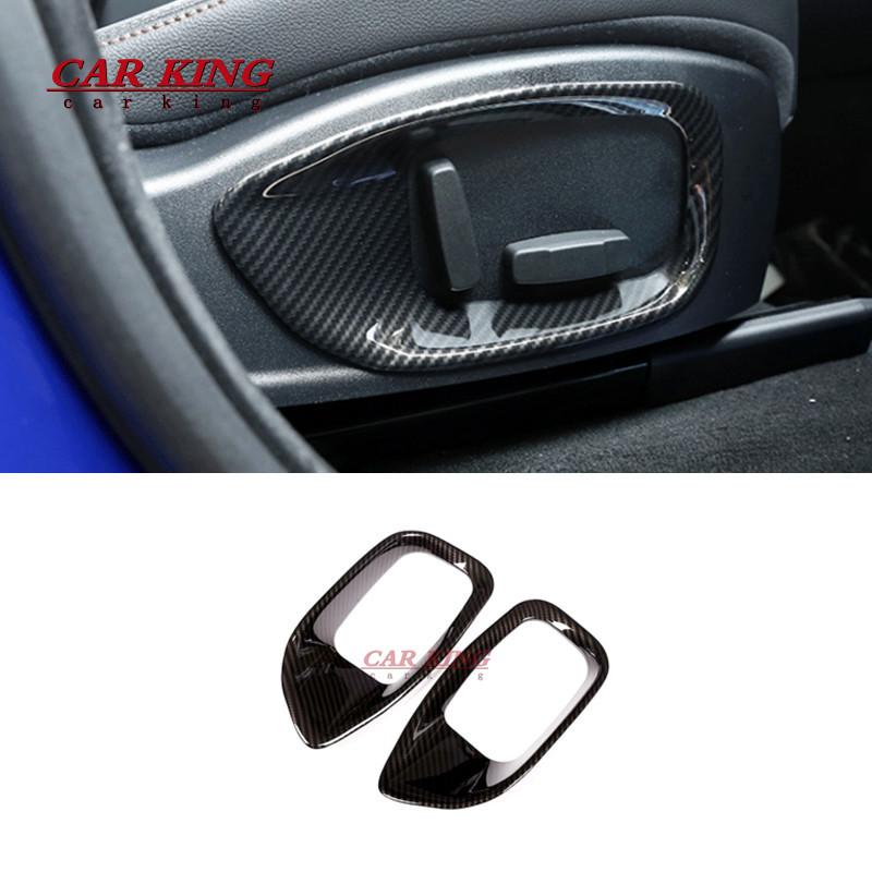 For Jaguar XE X760 XF/XFL X260 F-Pace f pace X761 Car Accessories ABS Chrome Seat Adjustment Button Frame Trim Decorative Cover