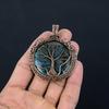Labradorite Pendant, Handmade Gemstone 999 Copper Wire Wrapped Pendant Antique Jewelry, For Gift Silver Jewelry