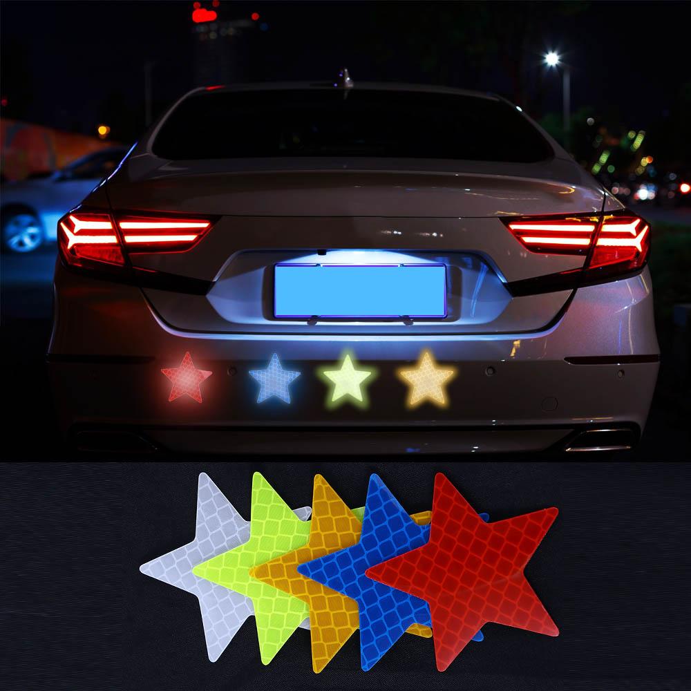 Warning Tape Luminous Car Safety Mark Car Exterior Accessories Car Stickers Reflective Stickers