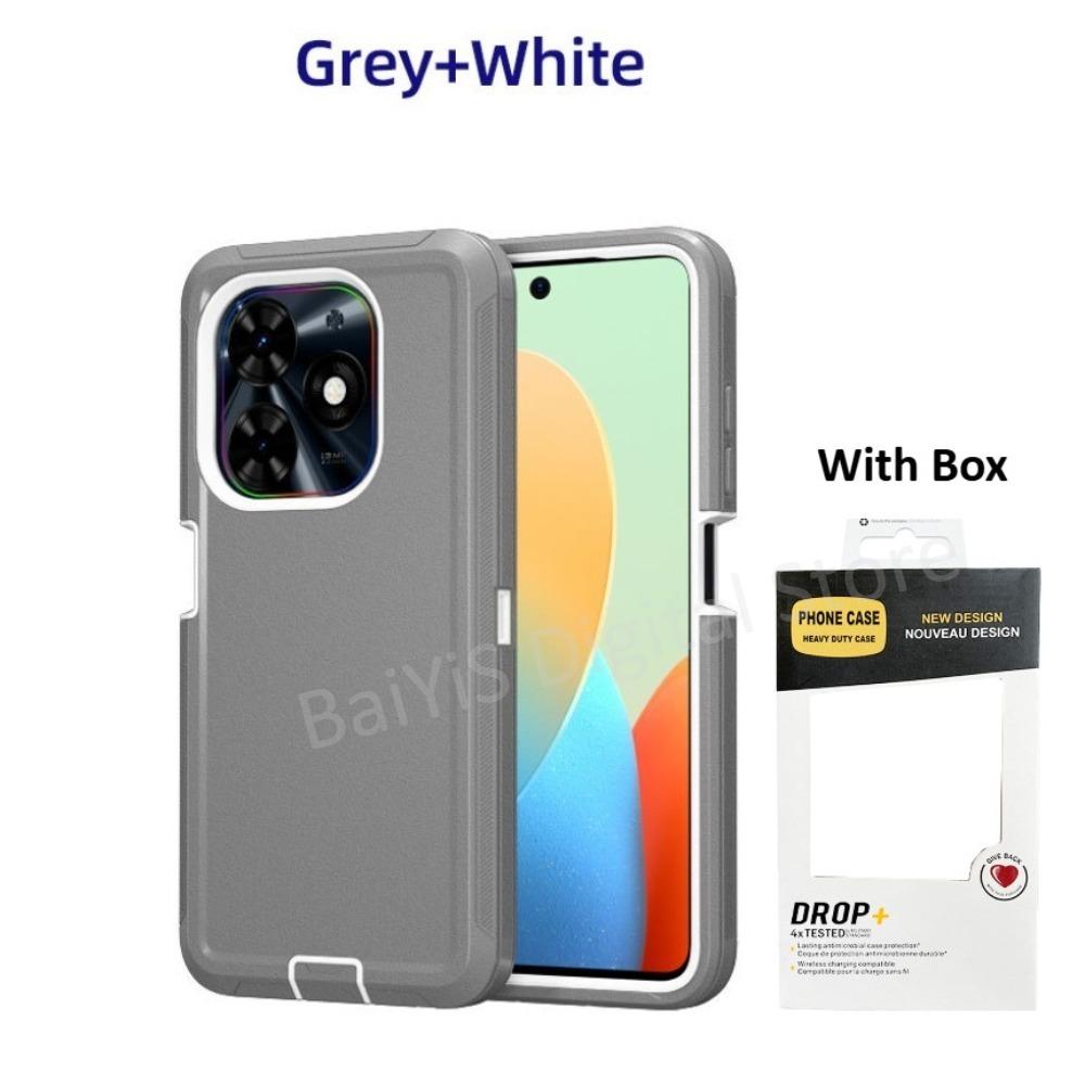OTT Defender 3-слойный защитный чехол для Tecno Spark 10C 10 Pro 20 Pro 20C 30C 40C 40 G0 2025 2025 2025 Ударопрочный гибридный чехол