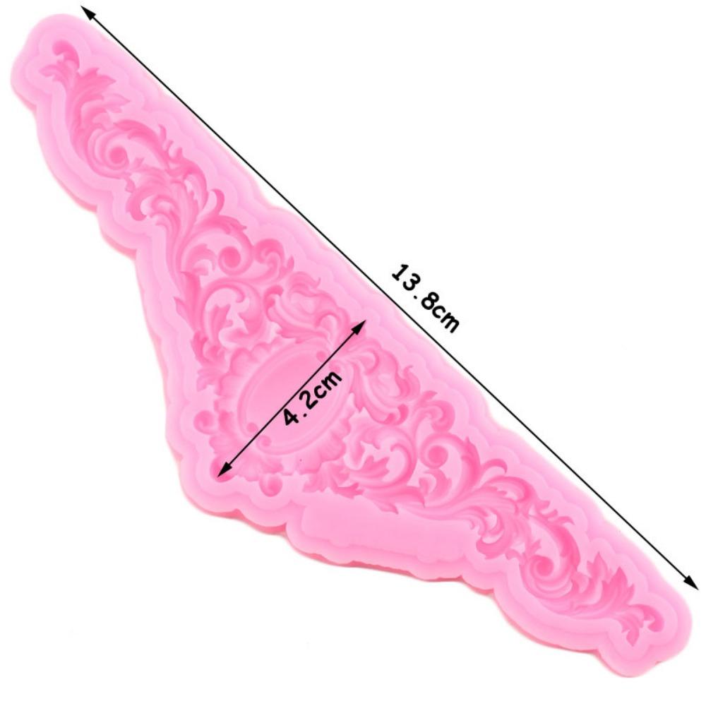 Sugarcraft цветок рельеф силиконовые формы торт границы формы для помадки инструменты для украшения торта полимерная глина формы для шоколадной мастики