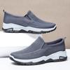 Slip-on Loafers Comfortable Pair of Breathable Men's Sneakers Middle-aged Flat Driving Shoes