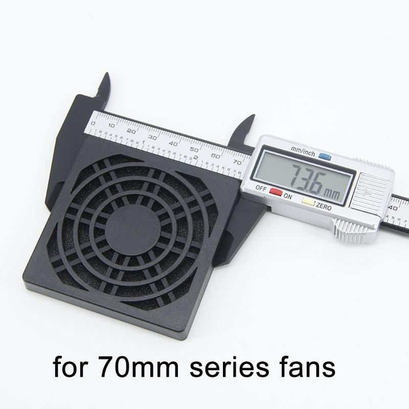 3 в 1 ABS вентилятор пылевой фильтр защитная решетка протектор пылезащитный чехол 40 мм 50 мм 60 мм 80 мм 120 мм 8 см для ПК вентилятор охлаждения фильтр корпус