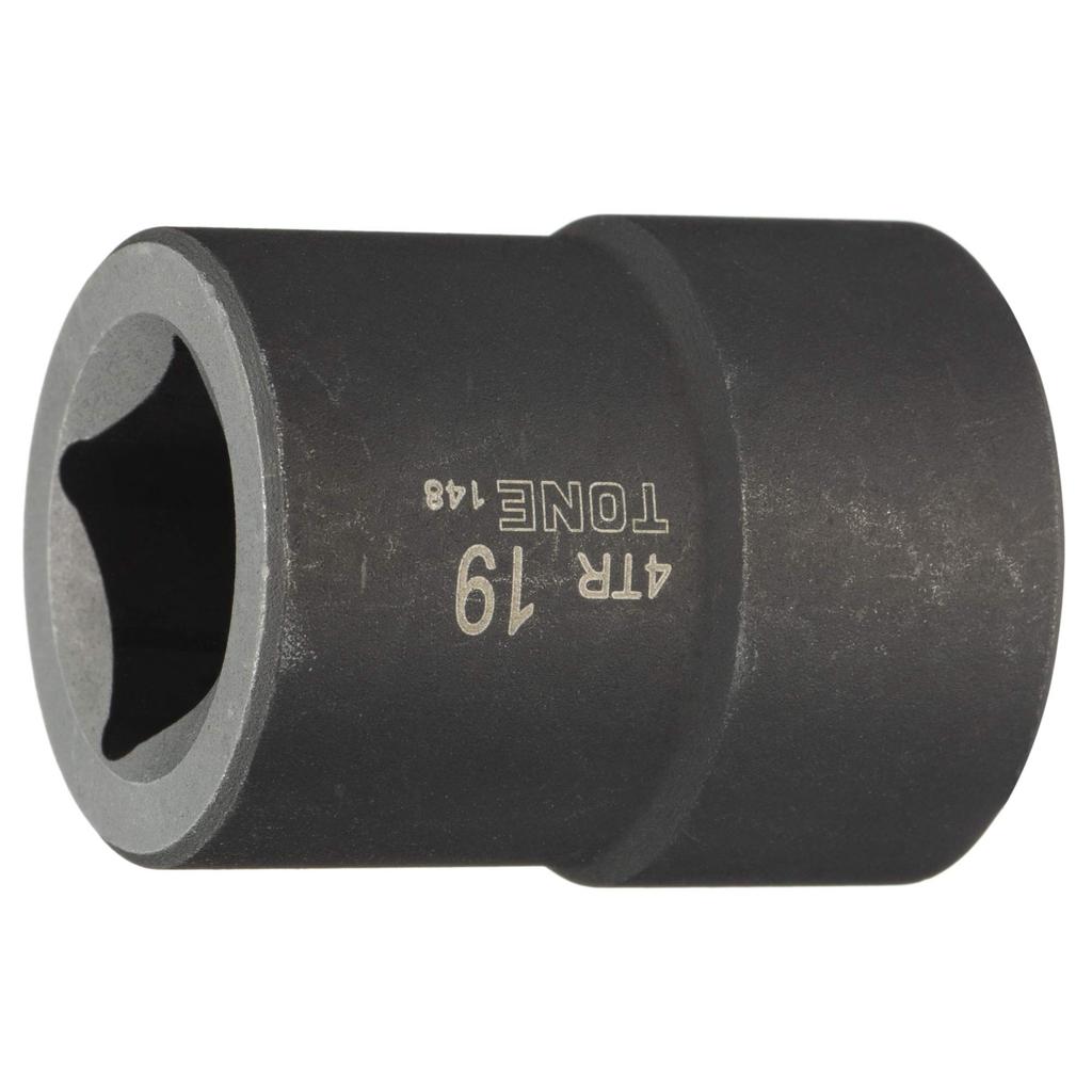 TONE Tornado Socket 19mm wrench size HP4TR-19, 12.7mm (1/2") drive,