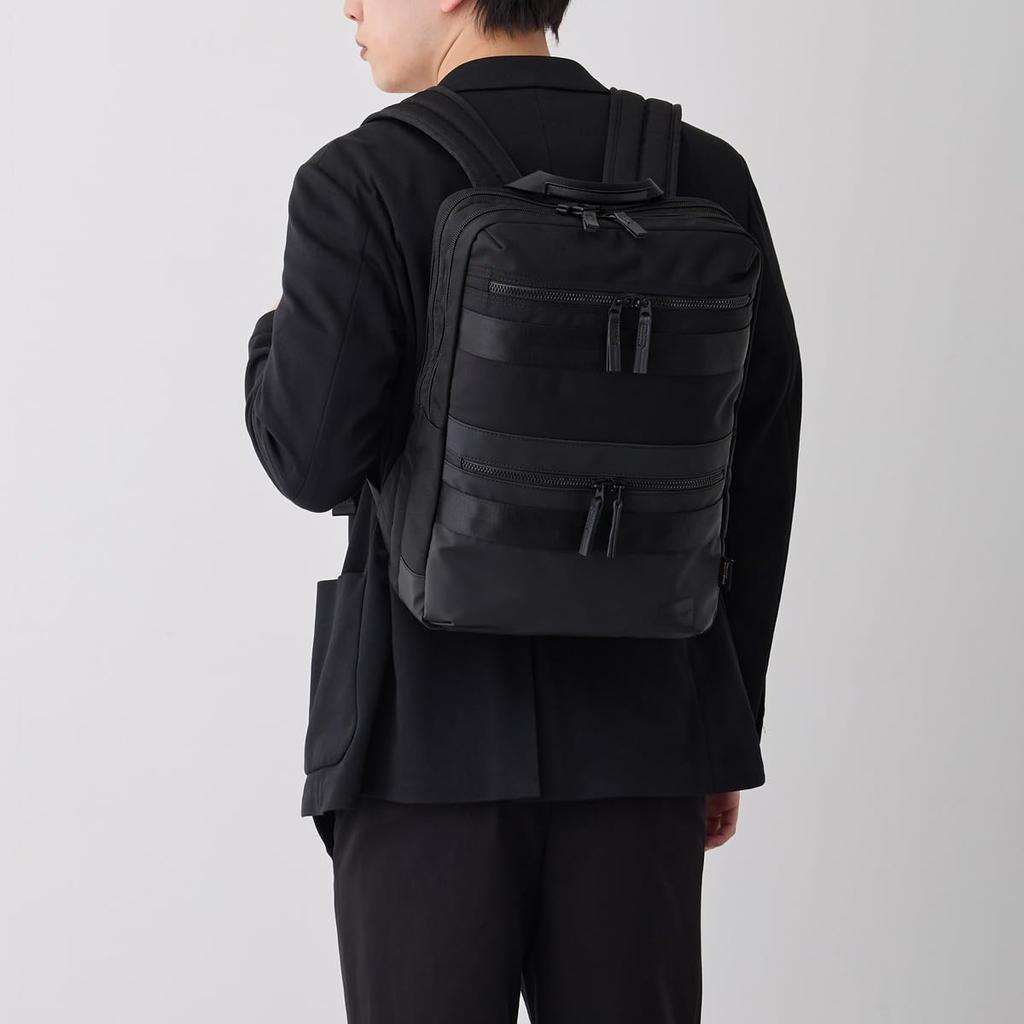 BAUER BS Daypack M Деловая сумка-рюкзак с отсеком для ПК, 13 дюймов, Черный, Один размер