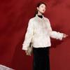 Sancai Plus Size Women's Chinese Style 90% Duck Down Jacket