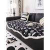French Entry Lux Sofa Seat Cushions Irregular Shaped Cover Chenille Four Seasons Universal Non-Slip Velvet Feeling Cover Towel