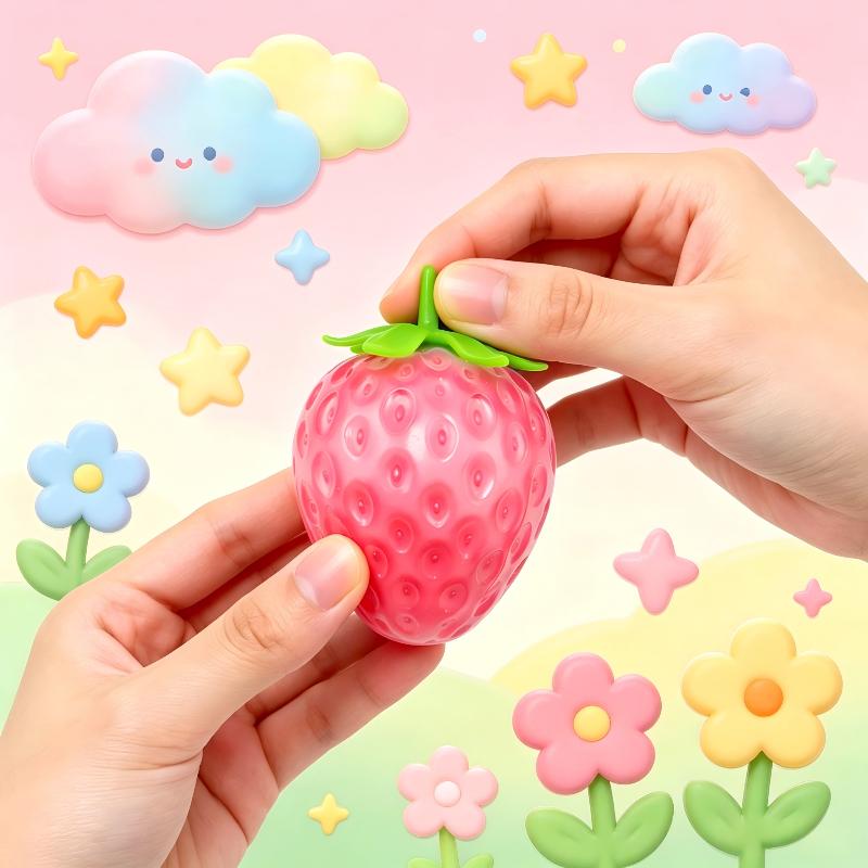Случайный Цвет 8 шт. Коробка ТПР Мальтоза Наполненная Игрушка Медленно Поднимающаяся Снятие Стресса Сенсорная Игрушка-Спиннер Декомпрессия Слепой Ящик Подарок