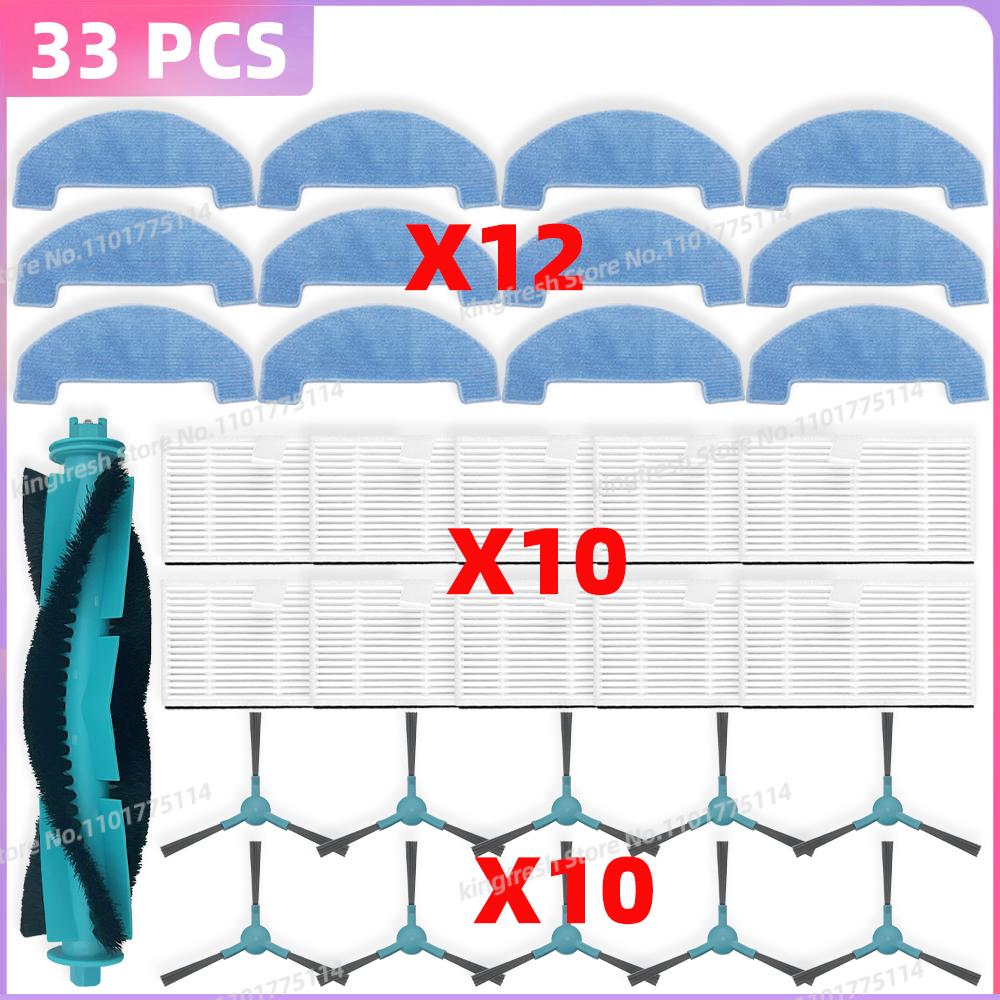 Compatible For Cecotec Conga 7690 Immortal Max Vacuum Parts Main Roller Side Brush HEPA Filter Mop Cloth Dust Bag Accessories