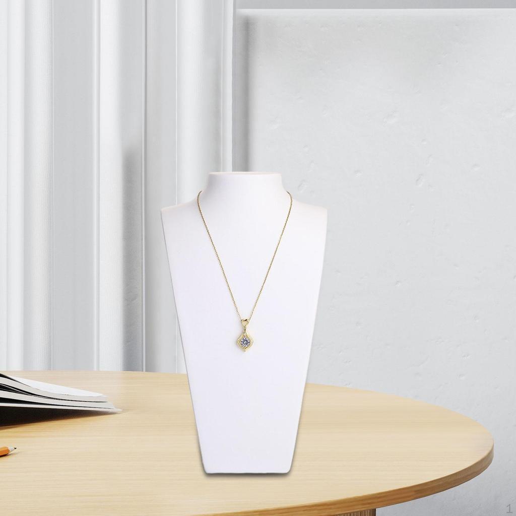 Jewelry Necklace Display Bust Chain Rack Mannequin Model for Countertop