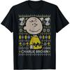 Рождество с Чарли Брауном из Peanuts Вязаный узор Футболка(1)