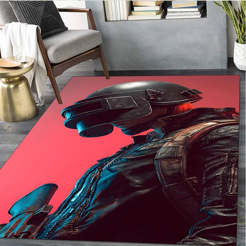 1Pc pnbg Print Rug - Computer Chair Area Rug home decoration Carpet For Living Room Bedroom Flooring Mat