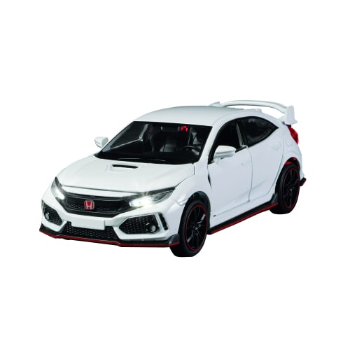 Jozen Cast World Light & Sound Series Honda Civic Type R White JDC6035-WH