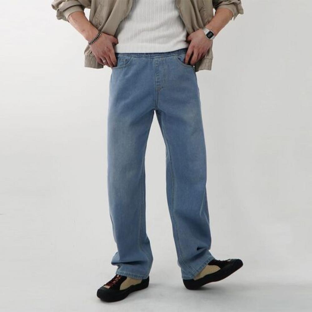 Onl Men S baSic Banding Wide jeanS Black Denim