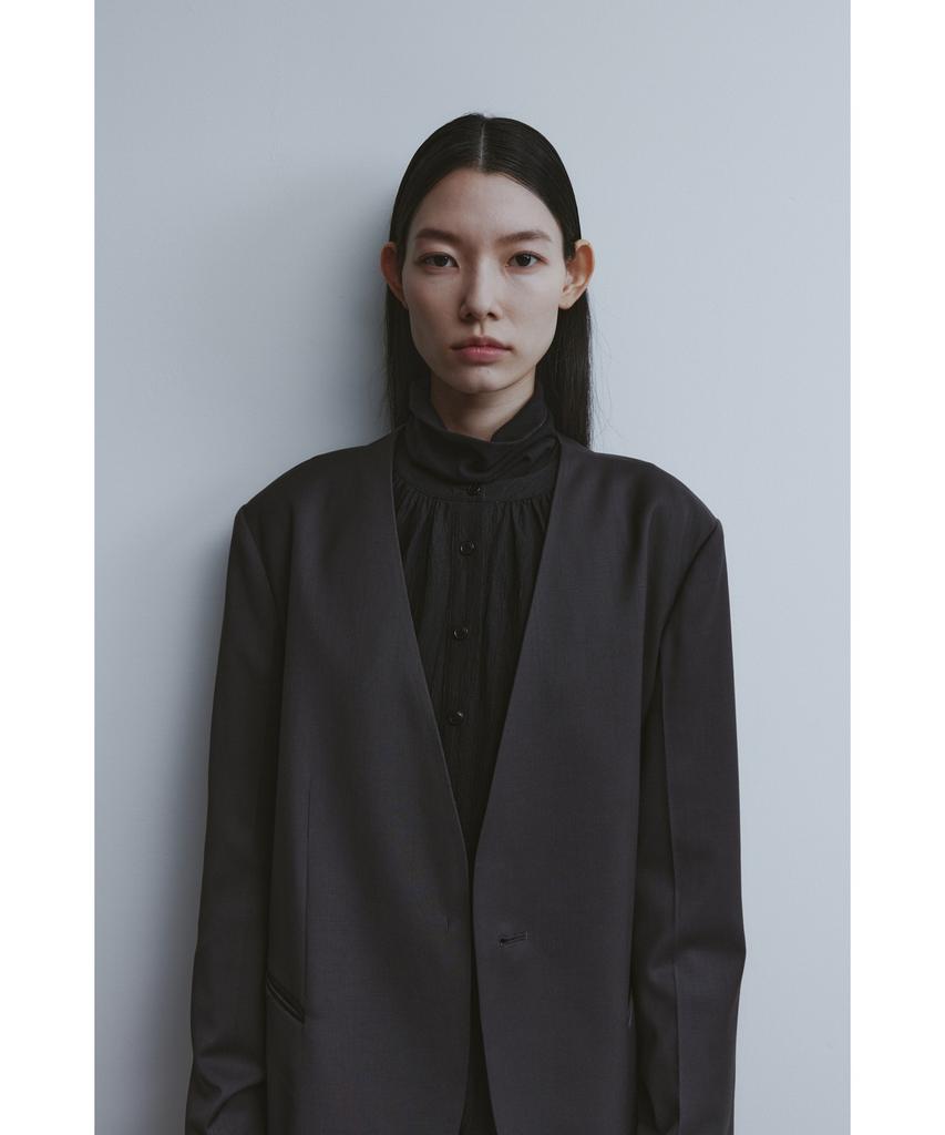 Youth Shirring Pullover Dress - Black
