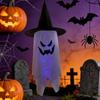 String Lights LED Hanging Ornament LED Lighted Witch Hat Ghost Decor  Party Decoration