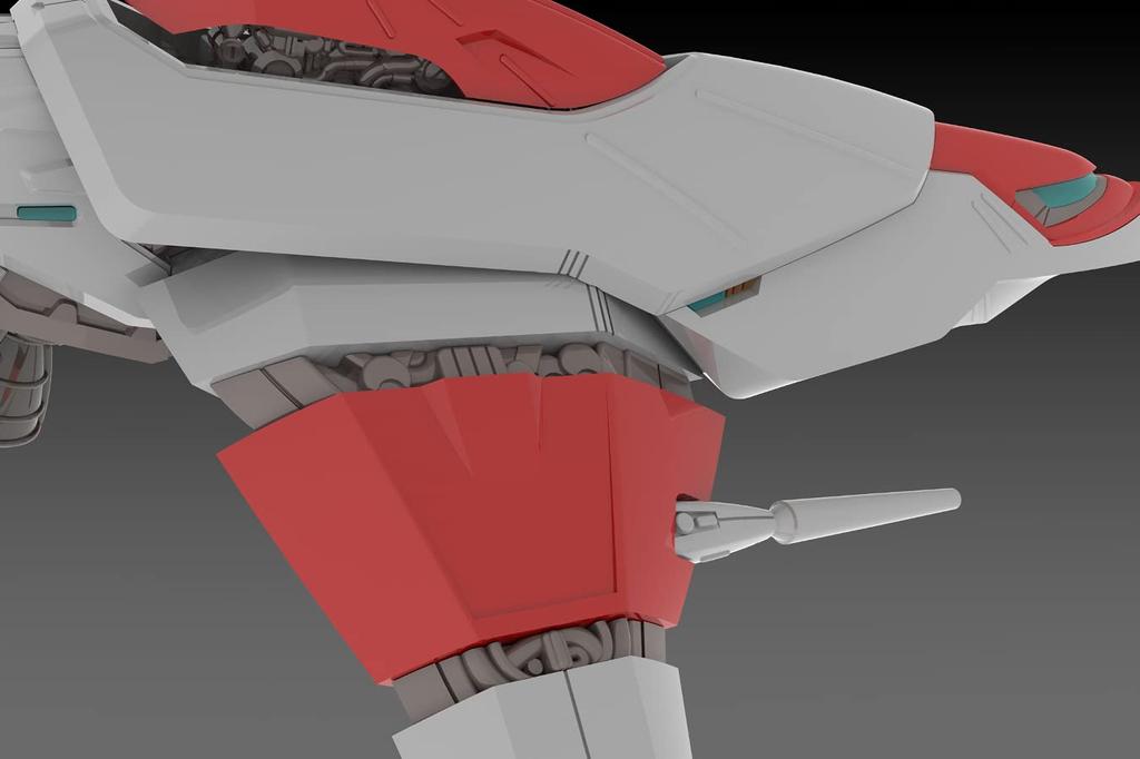 PLUM Darius Silver Hawk 3F-1B ИСТРЕБИТЕЛЬ, Масштаб 1/144, Предварительно окрашенный пластиковый набор для сборки, Длина около 140 мм (PP148)