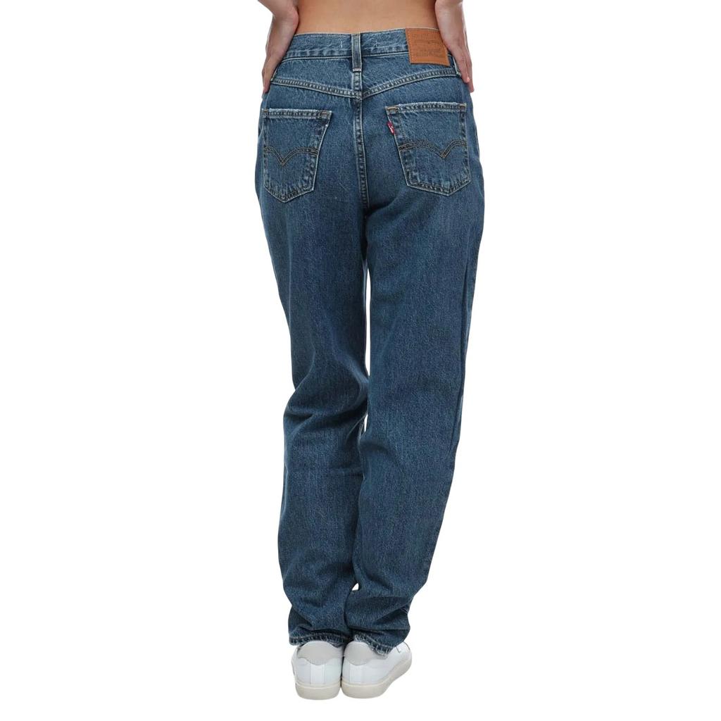 Levis Womens/Ladies 80Â´s Leather Patch Mom Jeans