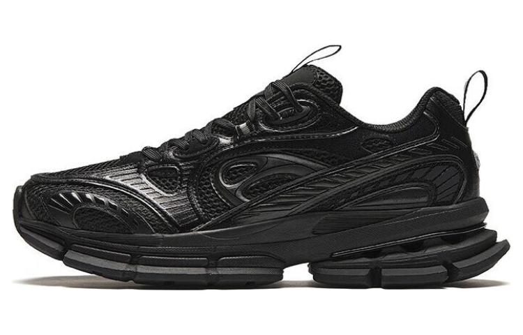 Men's Sneakers Anta Abrasion Resistant Low top Running Shoes Men's Black