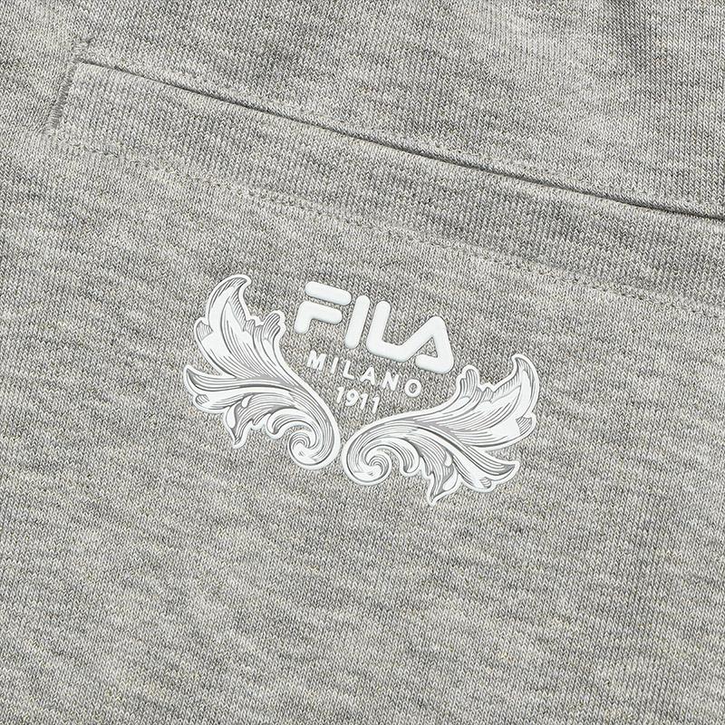 Новая коллекция спортивной одежды класса люкс FILA MILANO, вязаные спортивные штаны, женские, свежий вересково-серый, F11W445601FMG