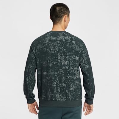 Men's Sweatshirt Nike Primary FW25 Therma FIT Swoosh Sweatshirt Men's Seaweed Green