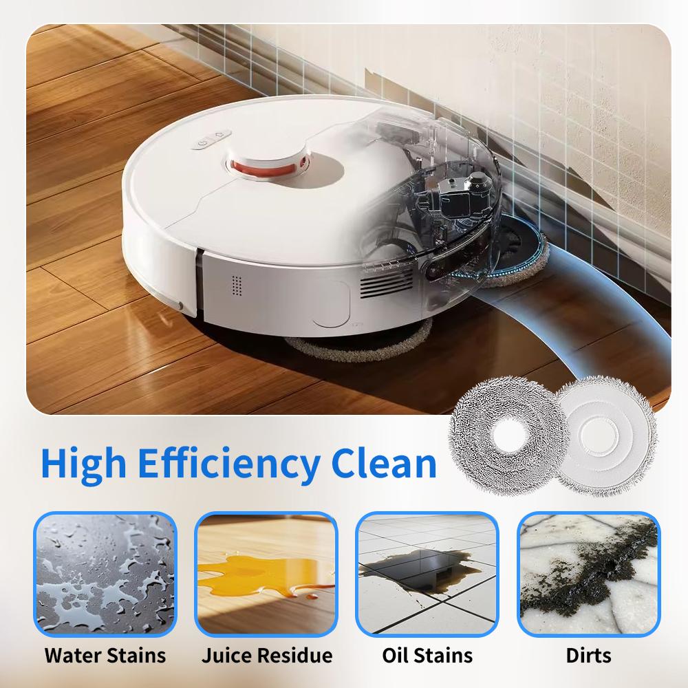 Mop Cloth Dust Bag Compatible For JONR P20 PRO For JONR T5 Pro Robot Vacuum Cleaner Accessory Part Replacement Accessories Parts