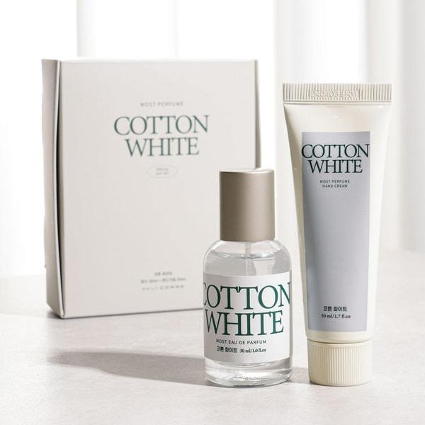Daily Comma Most Perfume Специальный подарочный набор из хлопка белого цвета