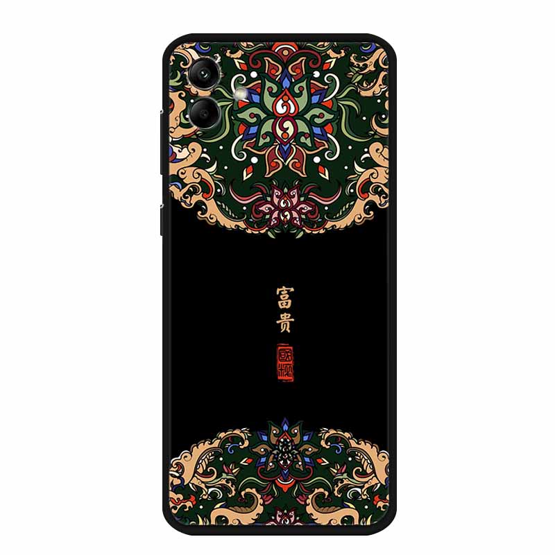 3D чехол для телефона Samsung A07 A17 Рельефный Цветочный чехол Силиконовый Мягкий Защитный Funda для Samsung Galaxy A 07 17 Бампер