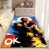 Bold Heroic Figure Design Carpet suitable as a non-slip mat for the living room or bedroom sofa
