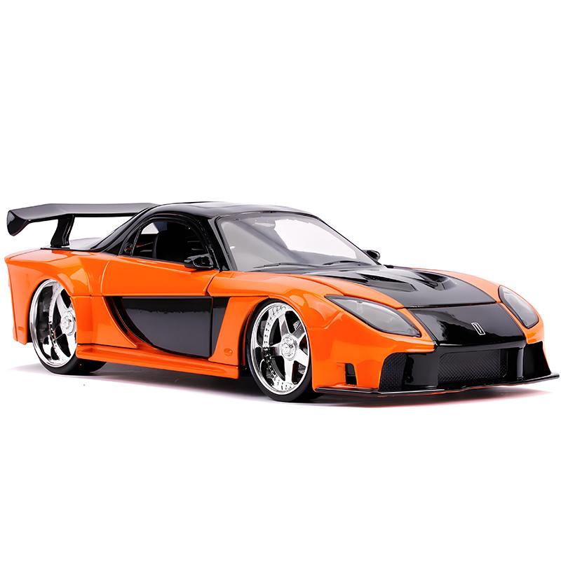 1:24 Han's Mazda RX7 Литые Модели Автомобилей и Игрушечные Транспортные Средства Модель Автомобиля Масштабная Модель Автомобиля Для Детей