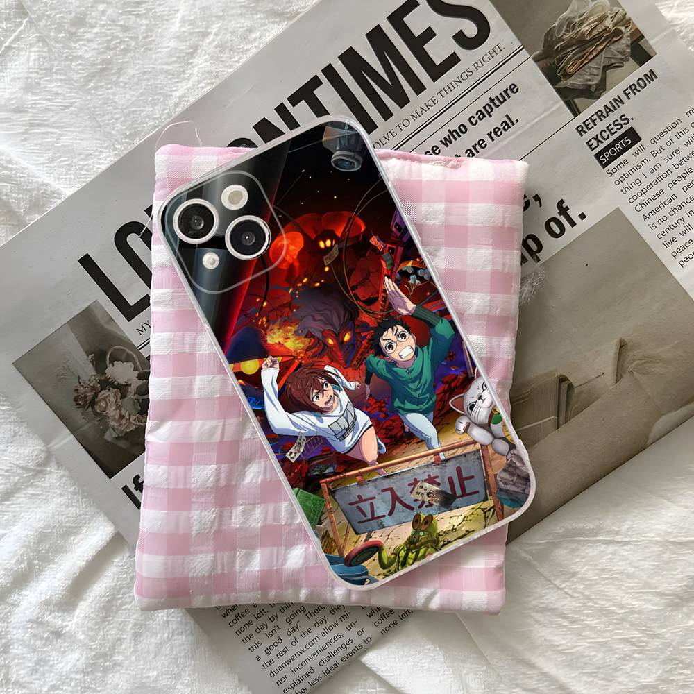 D-Dandadan Anime Transparent Soft Phone Case For iPhone 15 12 14 16 17 13 Plus 11 Pro Max 13 Pro