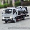 1/32 Nissan VAN, модель прицепа из сплава, имитация металлического автомобиля, эвакуатора, грузовика, звуковой и легкий игрушечный грузовик