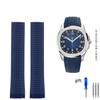 Высококачественный мягкий резиновый ремешок для часов Подходит для Patek Philippe Силиконовый 5164A 5167A 5168A 21 мм Складная застежка Ремешки для часов