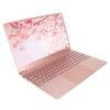 Ноутбук 15,6 дюйма для Win11 с процессором N5095 Розовый ноутбук с клавиатурой с подсветкой и сканером отпечатков пальцев