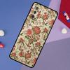 Floral Chic Roses Tulips Garden Case For Oppo A60 A80 A40 A6 A5 Pro A15 A16 A17 A57 A94 A74 A54 A76 A96 A18 A38 A58 A78 A98