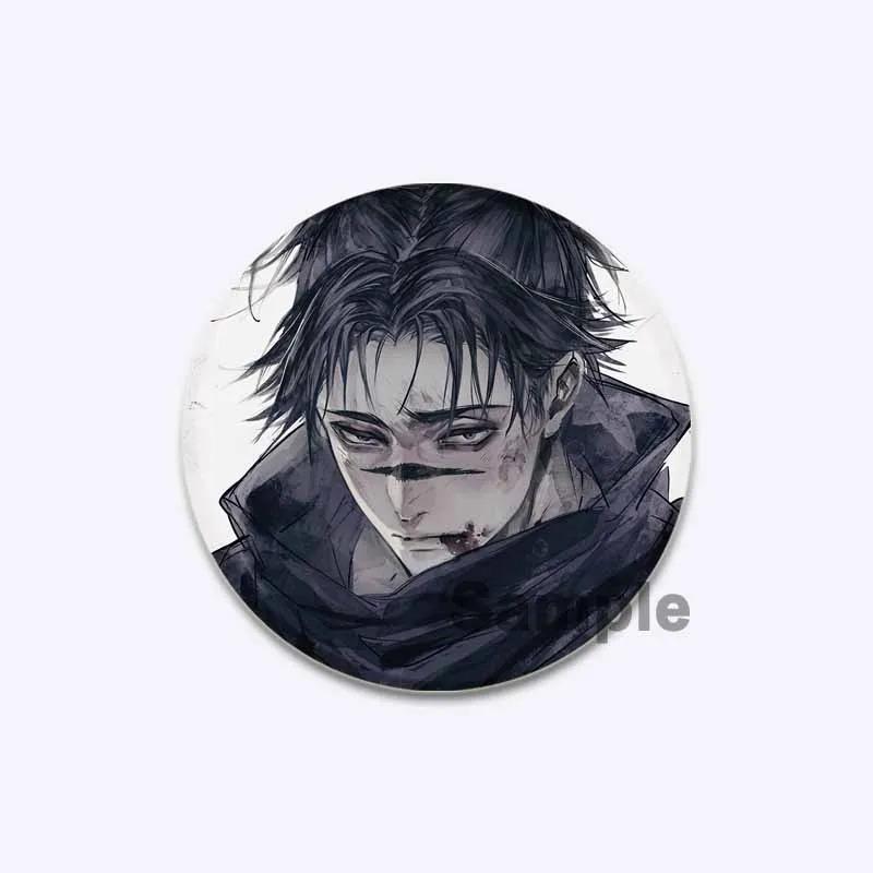 32/44/58mm Anime Jujutsu Kaisen Pins,Cartoon Figure Gojo Satoru Yuji Itadori Badge,Handmade Brooches,Breastpin for Backpack Clothes Gifts