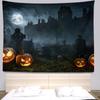 Halloween Decoration Tapestry Wall Hanging Bohemian Hippie Room Decoration Witchcraft Hanging Cloth