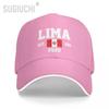 Бейсболка Перу EST.1821 Lima Capital Unisex WoUnisex Unisex Хип-хоп Сэндвич-кепки Snapback Кепка для гольфа Рыбалка