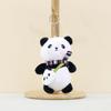 Charming Bee Panda Plush Keychain Adorable Panda Stuffed Toy Bag Pendant