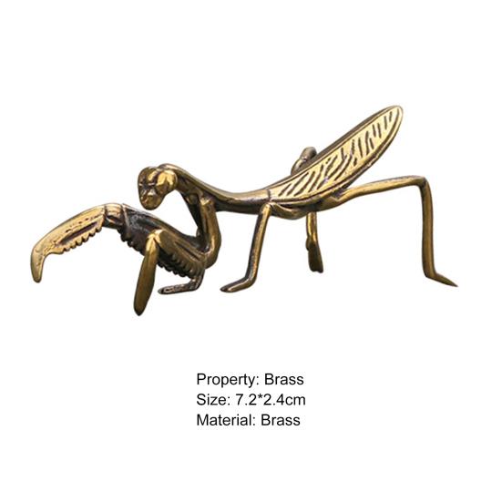 Внешний вид скульптуры богомола моды художественный мини яркий