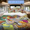 Fraggle Rock Adventure Pattern Bedding,Quilt Set Quilt Cover Pillowcase Home Birthday Gift (1*duvet cover+2*pillowcase,without core)XSJT0917305