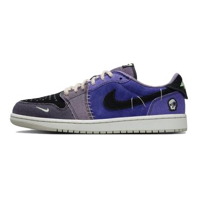 Зайон Уильямсон x Air 1 Retro Low OG Voodoo Альтернативные Мужские Кроссовки Синий Регентский-Фиолетовый Паровой-Зеленый IH2309-500