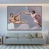 Funny Altered Art Poster The Creation Of Adam Hands Wall Art Prints Michelangelo Wall Art Canvas Painting Wall Decor Home Decor