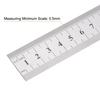 uxcell Stainless Steel Ruler, Straight Edge Measuring Tool for Woodworking, Painting, and Crafts, 20cm Long X 0.7mm Thick X 26mm Wide, Silver Tone