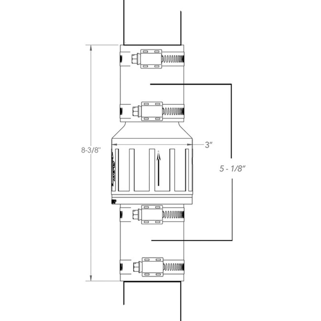 Silent Sewage Pump Check Valve Sump Pump Check Valve Sewage Backflow Prevention Valve Plastic Material for Sump Pump