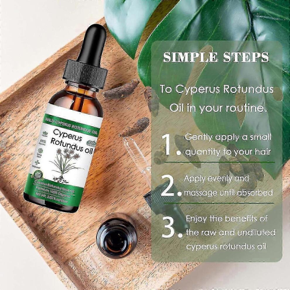 Essential Oil Cyperus Rotundus Oil-natural Nut Grass Oil for Reducing Body Hair Regeneration Smoothing Skin And Hair Removal Moisturizing Soothing Fo