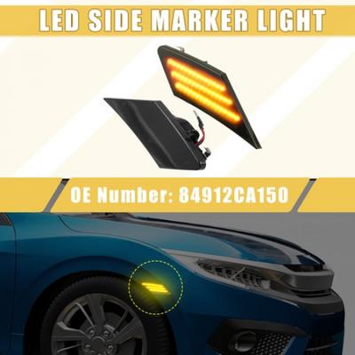 Пара передних светодиодных боковых габаритных огней 84912CA150 для Scion FR-S Оранжевый Свет Черный