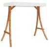 Hollywood Swing with Canopy Solid Fir Wood with Teak Finish