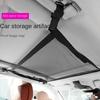 Hanging Storage Bag Suspended Double-layer Foldable Space Saving Car Ceiling Storage Net Pocket