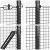 Welded Wire Fence with Spikes 25 x 0.4 m (W x H)